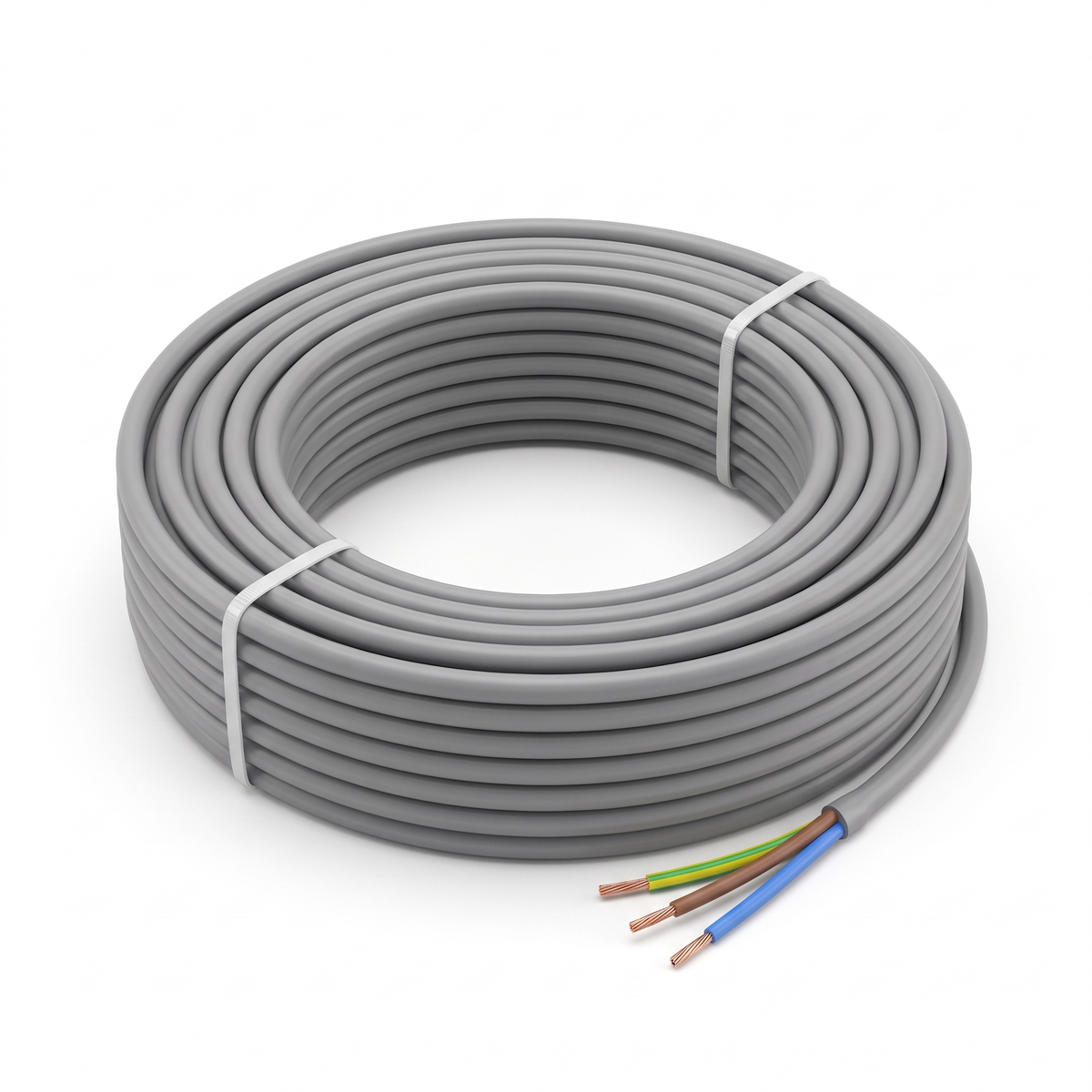 Stromkabel 3 × 2,5 mm² im 20-Meter-Ring